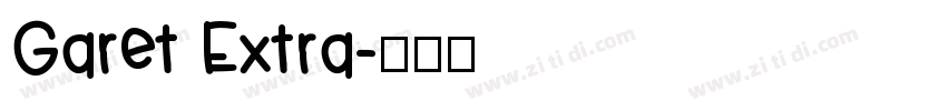 Garet Extra字体转换